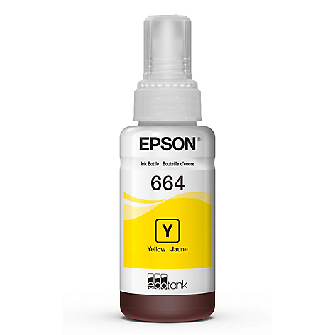 Botella Epson T644 Amarilla Tinta T664420