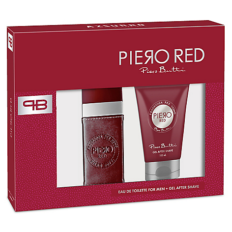 Set Fragancia EDP Red 100 ML+ Gel After Shave Piero Butti