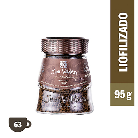 Caf Soluble Liofilizado Chocolate 95 Gr Juan Valdez