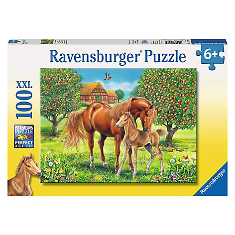 Caramba Ravensburger Puzzle Xxl Caballos En El Campo 100 Piezas