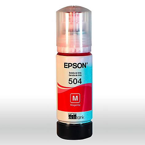 Botella Epson T504 Magenta
