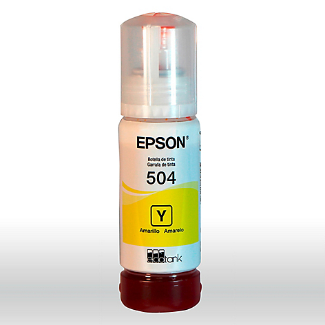 Botella Epson T504 Yellow