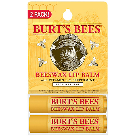 Set 2 Balsamos Labiales Burt's Bees Cera de Abeja Burts Bees