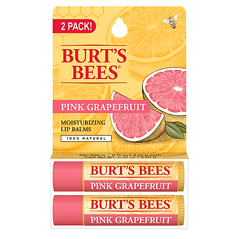 Set 2 Blsamos Labiales Burt's Bees Pink Grapefruit BURTS BEES