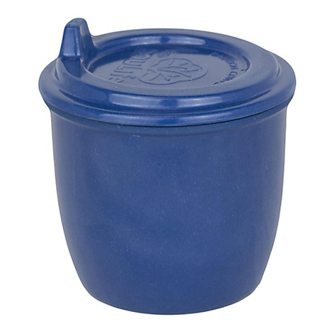 Vaso con Boquilla 296 ml para Bebes Color Azul, Cascara de Arroz Ecosoulife