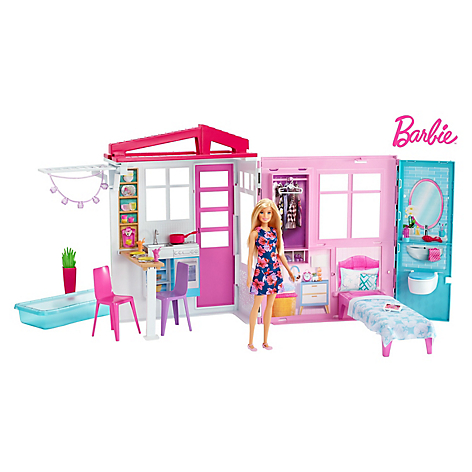Casa De Muecas Barbie Casa Glam Con Mueca