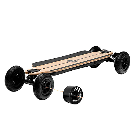 Longboard Skate Elctrico Bamboo GTR 2 in 1