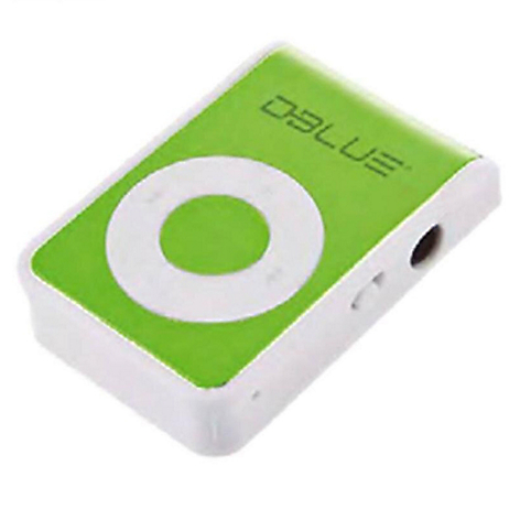 Reproductor MP3 Clip Micro SD Green