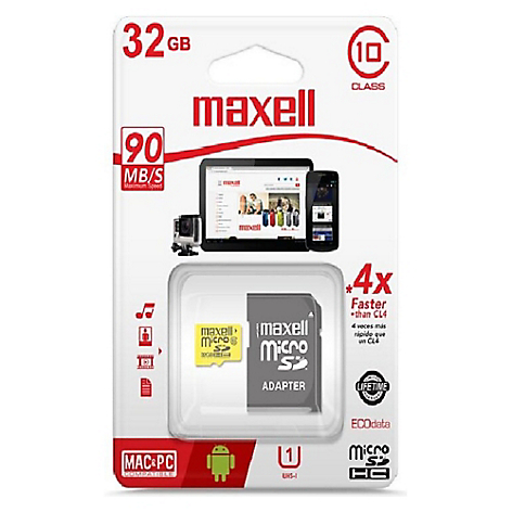 Tarjeta Maxell Memoria Micro Sd 32Gb