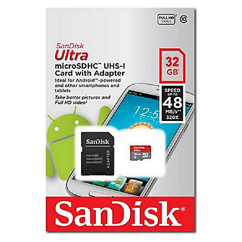 Memoria Microsd Sandisk 32 Gb Clase 10
