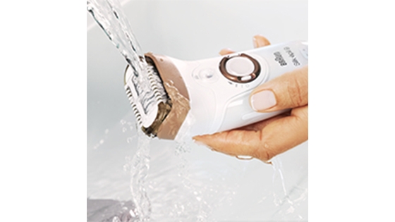 Afeitadora Waterflex Braun. En húmedo y seco (Wet & Dry)