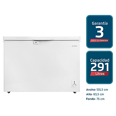 Congelador Freezer Horizontal Blanco 291 lt Z300