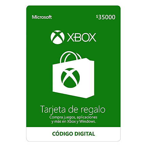 Tarjeta de Regalo Xbox 35.000: Cdigo Digital