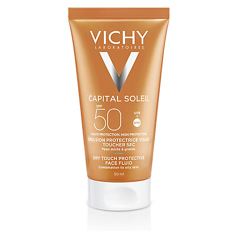 Protector Solar Facial Toque Seco Ideal Soleil FPS 50 50 ml Vichy