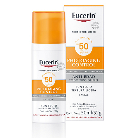 Protector Solar Facial Anti Edad FPS 50+ 50 ml Eucerin
