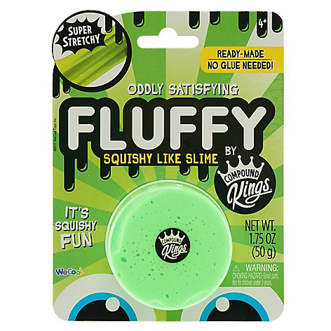 Pack Slime 3 Fluffy 80 Gr Verde Naranjo Morado