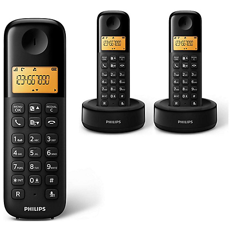 Telefono Inal Dect 6.0 Duo Negro Philipsblade A602.