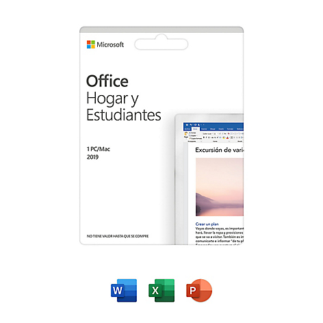 Office Home And Student 2019 (Software Descargable) Microsoft