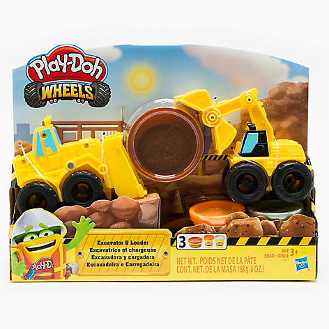 Arte y Manualidades Para Nios Play-Doh Excavadora Y Cargadora