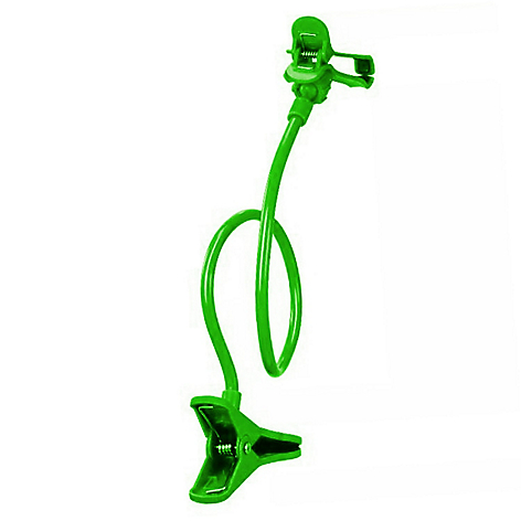 Soporte Porta Celular Flexible Cama Sillon Green