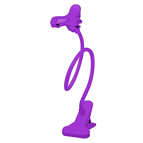 Soporte Porta Celular Flexible Cama Sillon Purple
