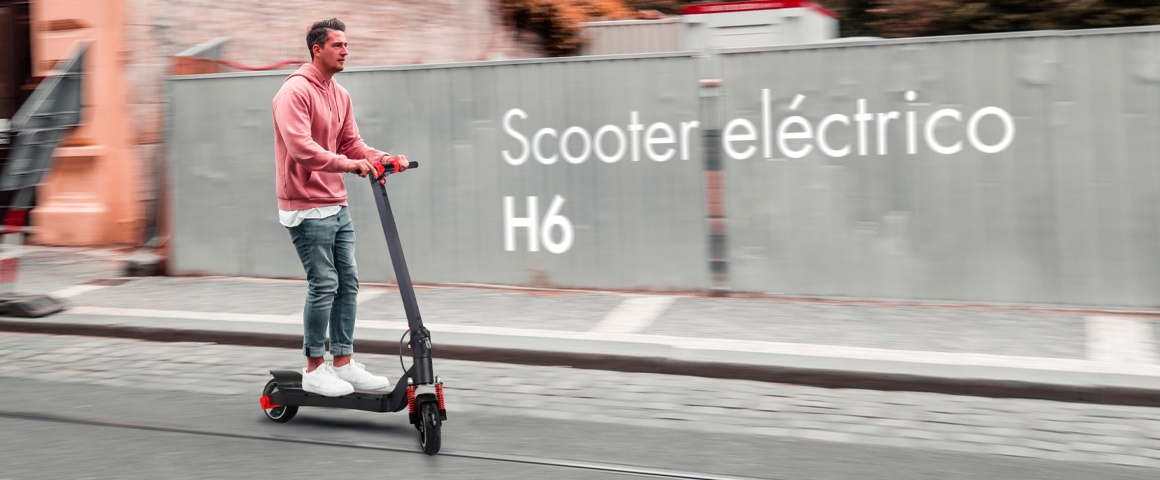 Scooter eléctrico H6 ruedas 8 y 6,5 pulgadas GYROOR