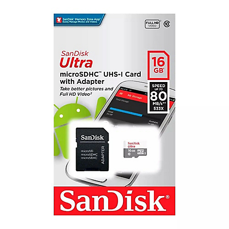 Sandisk Micro SD 16 GB