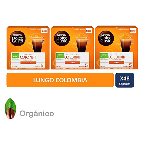 Dolce Gusto Cpsulas Lungo Colombia x3 Cajas
