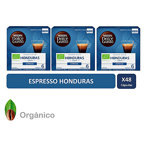 Dolce Gusto Cpsulas Espresso Honduras x3 Cajas