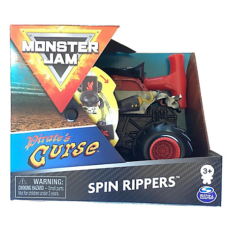 Monster Jam-Pirates Curse-Escala 1:43-Spin Rippers
