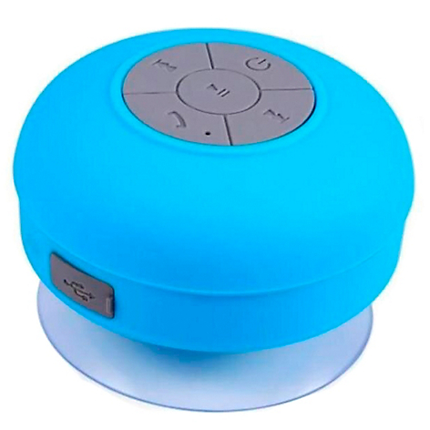 Parlante Bluetooth Ducha Resistente Al Agua Blue
