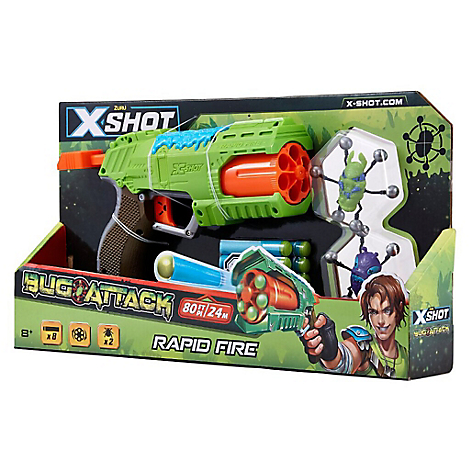X Shot Bug Attack Rapid Fire Lanza Dardos