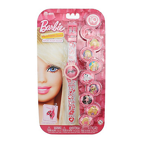 Reloj Lcd Barbie 5 Funciones C/Dial