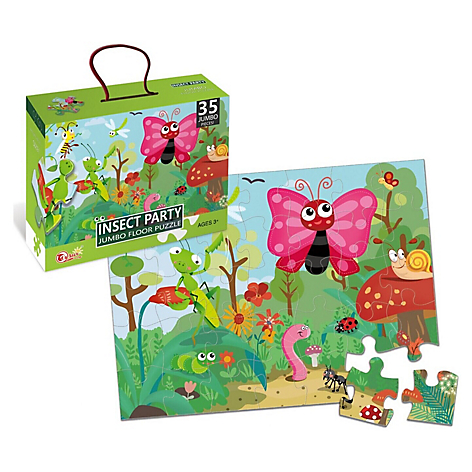 Puzzle Jumbo 35Pcs  - Insectos