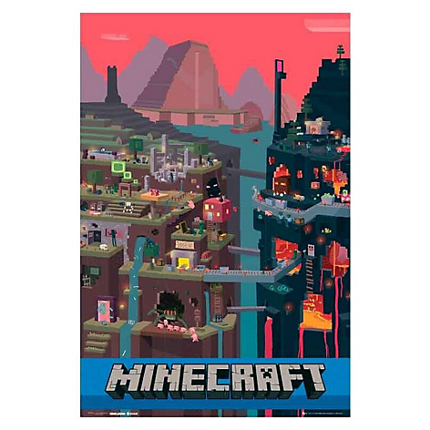 Poster Maxi Minecraft World
