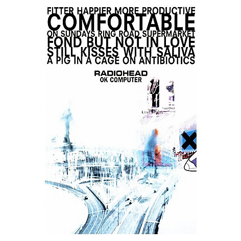 Poster Maxi Radiohead -Ok Computer