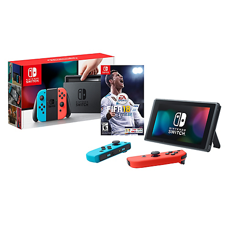 Combo Consola Switch Azul-Roja + Fifa 2018