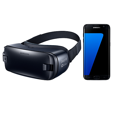 Combo Smartphone Galaxy S7 Edge 32GB Negro Liberado + Gear VR 2 SM-R323NBKACHO
