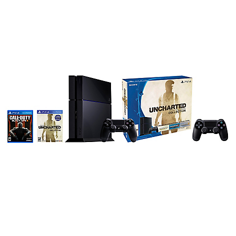 Combo PS4+2 Controles+Uncharted+Call Of Duty
