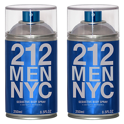 Perfume 212 MEN NYC Vintage Body Spray 250 ML X 2