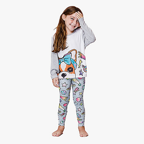 Pijama Simones planets con calza gamuzada