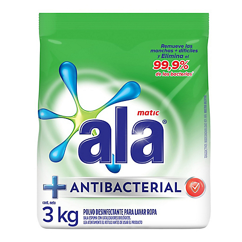 Jabón en polvo antibacterial 6x3kg