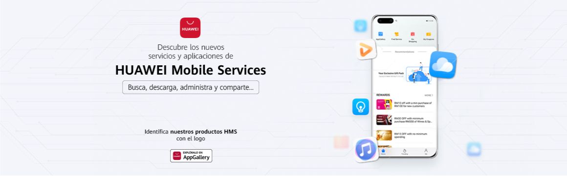 Huawei Y7a con Huawei Mobile Services