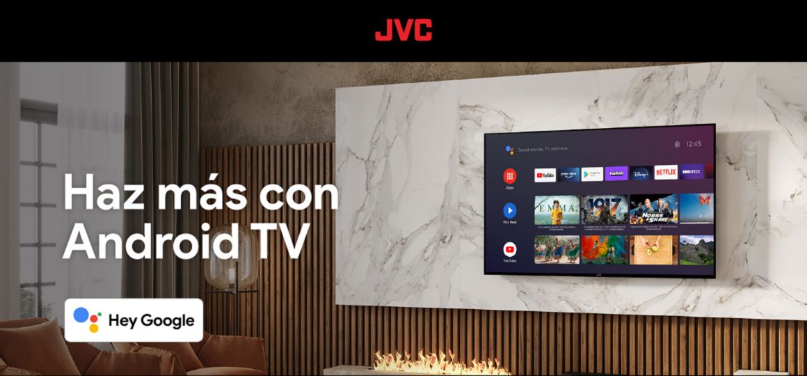 JVC Smart TV 4K UHD DHR con Android TV  