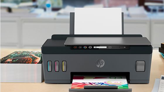 Multifuncional HP Smart Tank 500 Tinta Continua - Funciones de impresión, copia y escaneo.