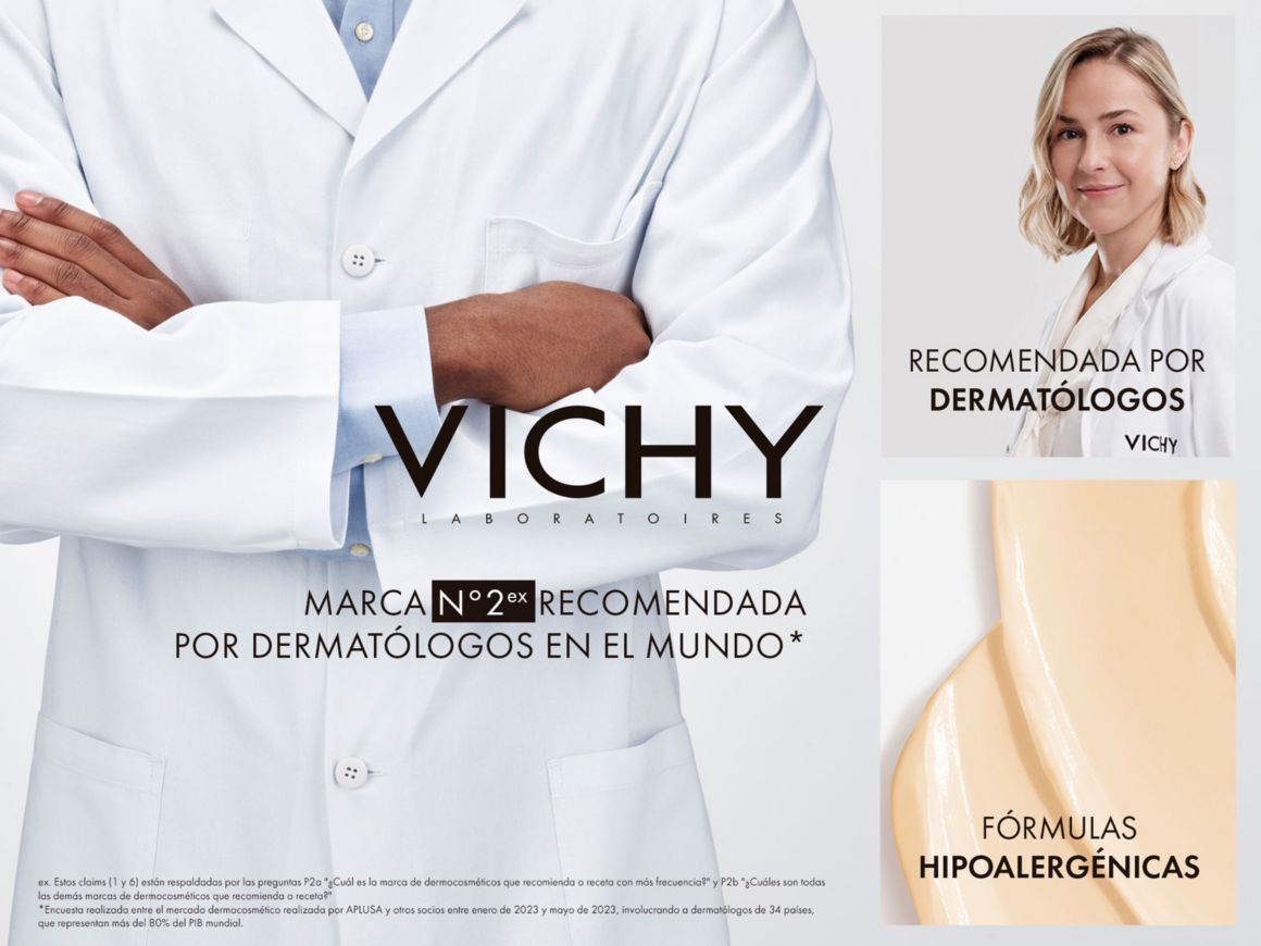 Vichy recomendado por dermatologo