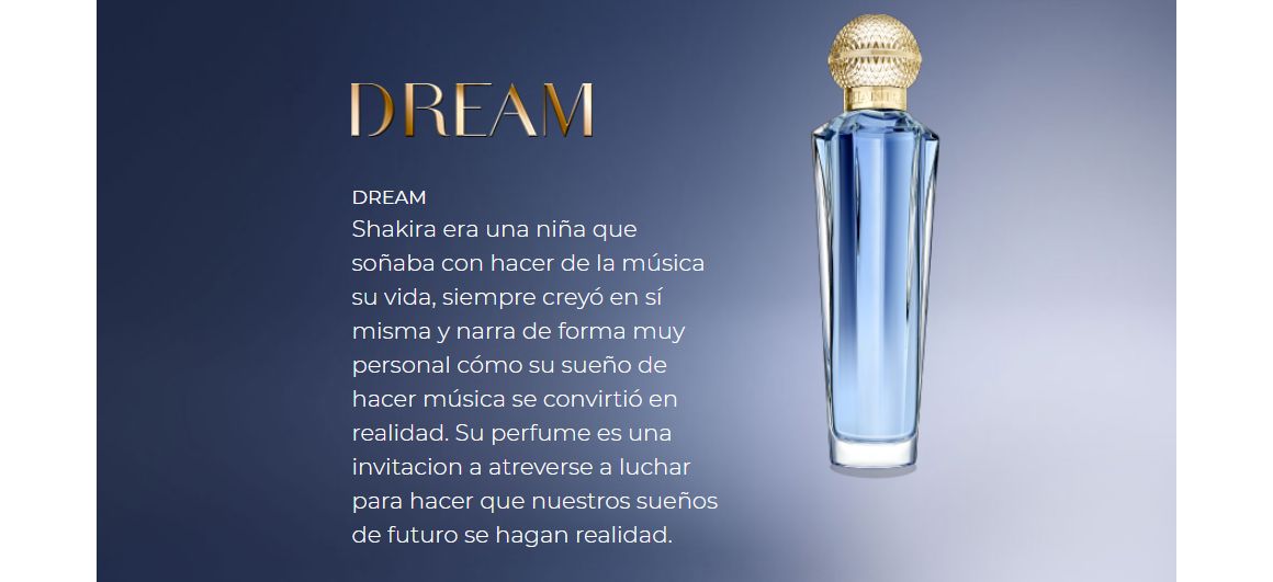 Shakira Dream, Shakira, mujer, perfume, edt, women, colonia, fragancia
