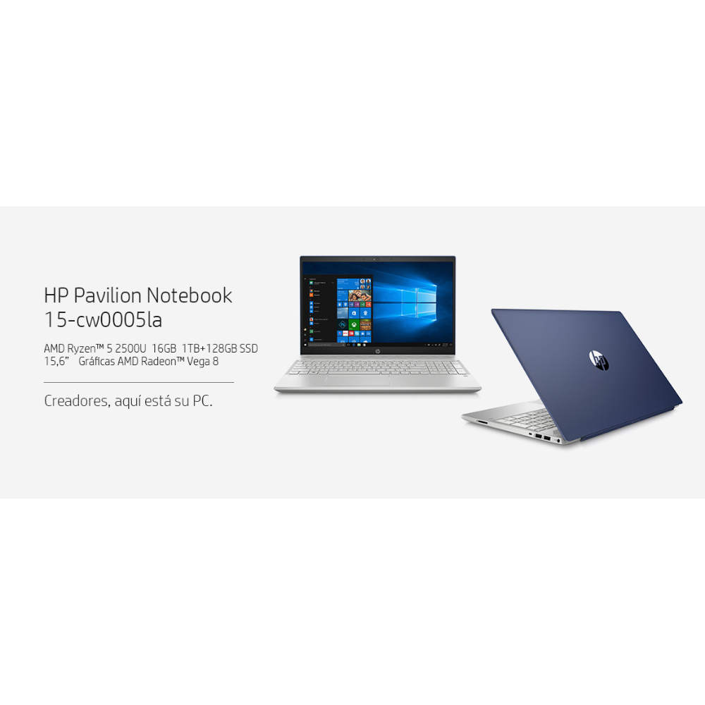 HP Pavilion Laptop 15-cw0005la | Creadores, aquí está su PC