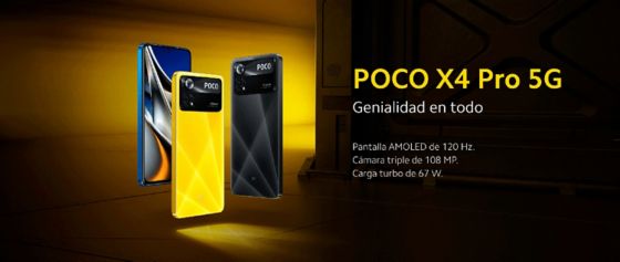 POCO X4 Pro 5G cargando 
