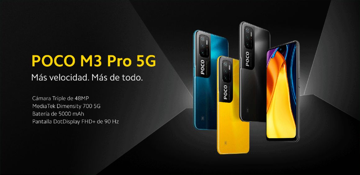 Banner celular POCO Pro M3 Pro 5G